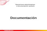 Operaciones administrativas y documentación sanitaria 0 Documentación.