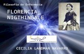 FLORENCIA NIGTHINGALE CECILIA LANDMAN NAVARRO Filosofía de Enfermería.