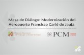 Mesa de Diálogo: Modernización del Aeropuerto Francisco Carlé de Jauja.