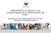 SERCOTEC y el apoyo a los emprendedores y empresarios de Chile: Avance en la implementación de las Medidas Presidenciales.