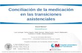 Conciliación de la medicación en las transiciones asistenciales David Moner a damoca@upv.es Luis Lechuga b, Carlos Angulo a, Pablo Serrano b, Marta Terrón.
