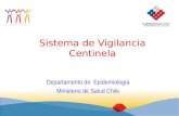 Sistema de Vigilancia Centinela Departamento de Epidemiología Ministerio de Salud Chile.