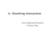 Π- Stacking Interaction Ana Gabriela Murguía Carlos Villa.
