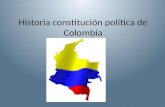 Historia constitución política de Colombia. Independencia colombiana.