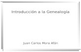 Introducción a la Genealogía Juan Carlos Mora Afán.