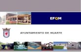 EFQM AYUNTAMIENTO DE HUARTE. Huarte, aspectos generales Historia Huarte es un Municipio que se ubica en la Comunidad Foral de Navarra y enclavado en la.