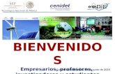 BIENVENIDOS Empresarios, profesores, investigadores y estudiantes Cuernavaca, Morelos, 19 de junio de 2015 Tecnológico Nacional de México.