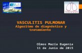 VASCULITIS PULMONAR Algoritmo de diagnóstico y tratamiento Olmos María Eugenia 11 de Junio de 2015.