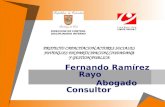 Fernando Ramírez Rayo Abogado Consultor DIRECCION DE CONTROL DISCIPLINARIO INTERNO PROYECTO CAPACITACION ACTORES SOCIALES JUVENILES EN PARTICIPACION CIUDADANA.