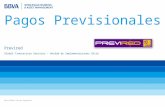 Pagos Previsionales Previred Global Transaction Services – Unidad de Implementaciones Chile Banco Bilbao Vizcaya Argentaria.