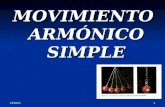 19/07/2015 1 MOVIMIENTO ARMÓNICO SIMPLE. 19/07/2015 2 ÍNDICE 1.- Movimiento periódico. 1.- Movimiento periódico. 2.- Movimiento vibratorio. 2.- Movimiento.