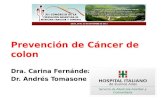 CONGRESO FAMFYG Prevención de Cáncer de colon Dra. Carina Fernández Dr. Andrés Tomasone.