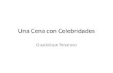 Una Cena con Celebridades Guadalupe Reynoso. Arreglo de mesa Yo Mother Teresa Walt Disney Cesar Chavez Ella Fitzgerald Marie Curie Johnny Cash.