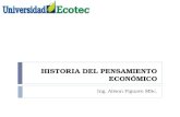HISTORIA DEL PENSAMIENTO ECONÓMICO Ing. Alison Piguave MSc.