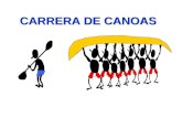 CARRERA DE CANOAS Una oficina gubernamental de México y otra de Japón decidieron enfrentarse en una carrera de canoas con ocho hombres cada una.
