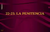 Penitencia 1 Bernardo Cortina 22-23. LA PENITENCIA.
