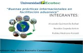 “Buenas prácticas internacionales en facilitación aduanera” Profesor: Ing. Diana Buenaño Camposano.