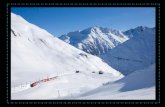 El tren ''Glacier Express'' conecta en 7,30 horas Zermatt con St. Moritz a través de 291 puentes, 91 túneles y el famoso Puerto de Oberalp.