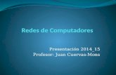 Presentación 2014_15 Profesor: Juan Cuervas-Mons.
