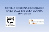 SISTEMA DE DRENAJE SOSTENIBLE EN LA CALLE 133 DE LA CAÑADA (PATERNA)