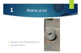 Piedras al sol  Dispositivo móvil: Samsung Galaxy S4  Concepto: Volumen.