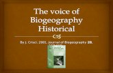 By J. Crisci. 2001. Journal of Biogeography 28, 157-168.