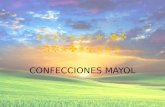CATALOGO DE PRODUCTOS CONFECCIONES MAYOL. BROCHES.