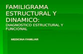 FAMILIGRAMA ESTRUCTURAL Y DINAMICO: DIAGNOSTICO ESTRUCTURAL Y FUNCIONAL MEDICINA FAMILIAR.