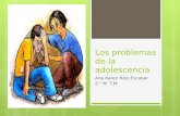 Los problemas de la adolescencia Ana Karen Ríos Escobar 2° “A” T.M.