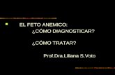 EL FETO ANEMICO: ¿CÓMO DIAGNOSTICAR? ¿CÓMO TRATAR? Prof.Dra.Liliana S.Voto.