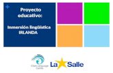 + Proyecto educativo: Inmersión lingüística IRLANDA.