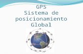GPS Sistema de posicionamiento Global. Introducción  El sistema GPS es lo que se denomina un sistema GNSS (Sistema Global de Navegación Satelital). El.