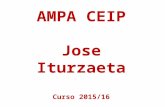 AMPA CEIP Jose Iturzaeta Curso 2015/16. ¿Qué es el AMPA? Asociación de Madres y Padres que vela por los derechos de los niños en los colegios ofreciéndose.