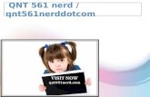 QNT 561 nerd / qnt561nerddotcom