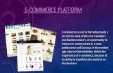 Ecommerce platform