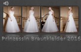 2016 Prinzessin Tüll Brautkleider-Persunkleid