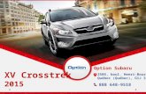 Subaru XV Crosstrek 2015 - Caractéristiques, prix, garantie