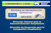 S ISTEMA DE  I NFORMACION  G ERENCIAL  -WinSIG-