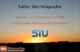 Taller SIU-Mapuche