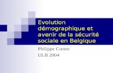 Evolution démographique et avenir de la sécurité sociale en Belgique