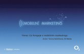 Téma: Co funguje v mobilním marketingu Autor: Tereza Hubičková, O2 Media