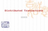 Distributed Transactions