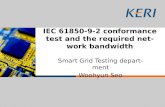 IEC 61850-9-2 conformance test and the required network bandwidth