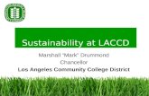 Sustainability at LACCD