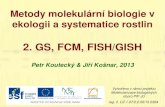 Metody molekulární biologie v ekologii a systematice rostlin 2 .  GS , FCM, FISH/GISH