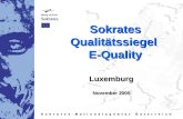 Sokrates Qualitätssiegel  E-Quality