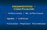 Conjuntivitis - Clasificación