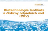 Biotechnologie lentikats a čistírny odpadních vod  (ČOV)