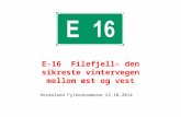 E-16  Filefjell– den sikreste vintervegen mellom øst og vest