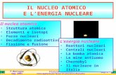 IL NUCLEO ATOMICO  E L’ENERGIA NUCLEARE